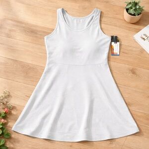 GAP Light Blue Scoop-Neck A-Line Mini Dress